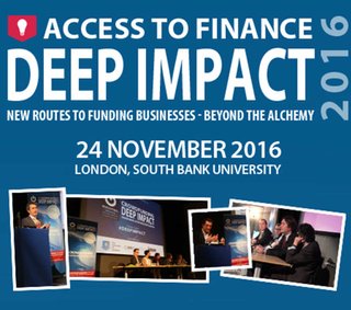 Crowdfunding Centre Event 2016 called Deep Impact